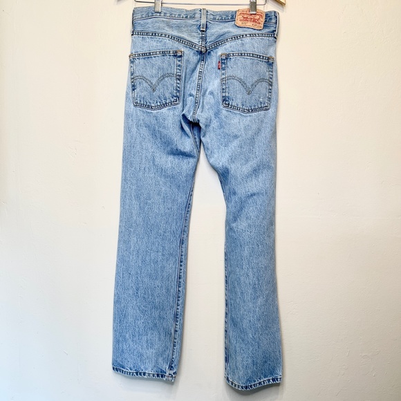 Levi’s 501 | VTG Perfect Wash Button Fly Straight Leg Unisex Mom Denim Dad Jeans - Picture 3 of 15